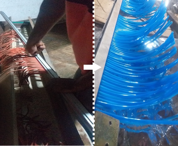 Replacing Anysort pneumatic tube