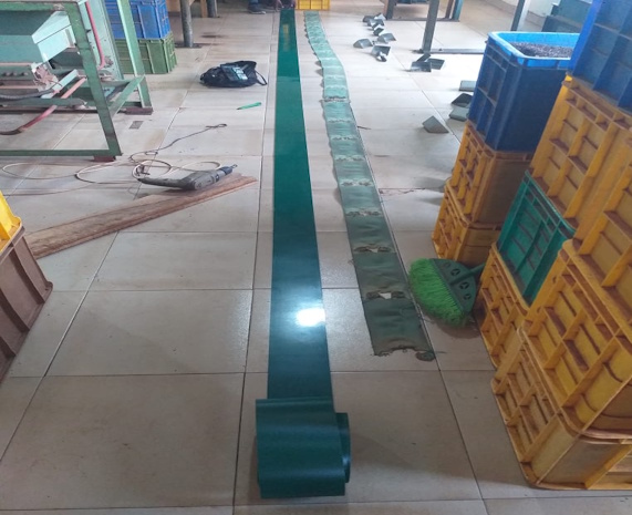 Replacing Anysort bucket elevator belt