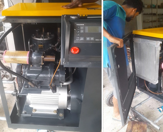 Repairing of Kesser compressor