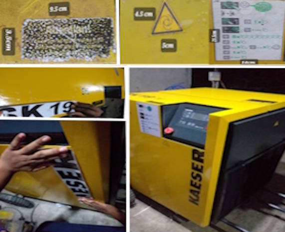 Repairing of Kesser compressor