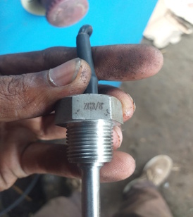 Installing temperature sensor