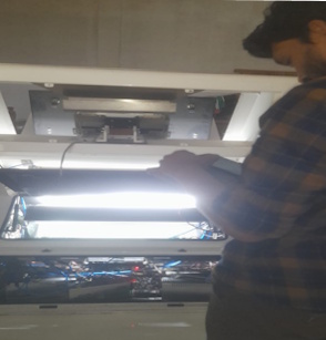 Reparing AMD rice color sorter