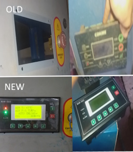 Replacing old display with new