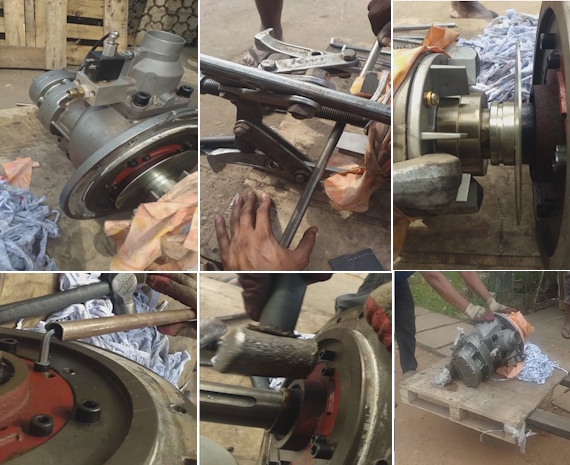 Repairing jaguar compressor