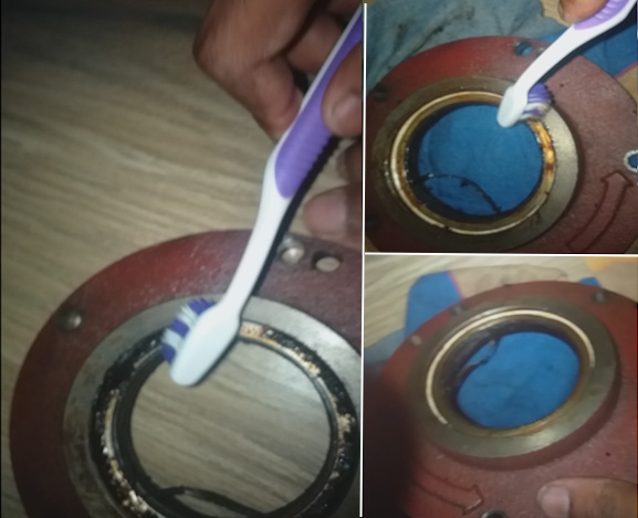 Repairing jaguar compressor