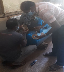 Repairing Air filter casing