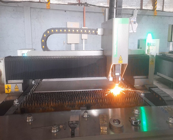 Lesser cutting of metal sheets